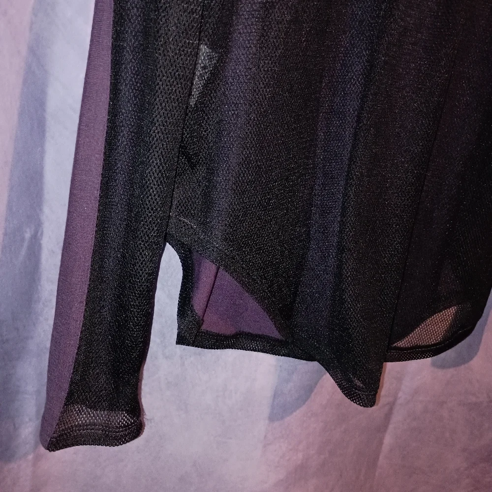 NWT‎ Nike Purple Mesh Long Sleeve Top